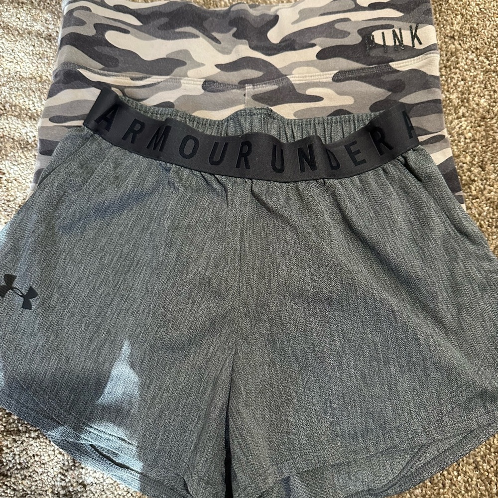 Camouflage and Charcoal Shorts Duo vs pink and under armour. - Picture 7 of 7